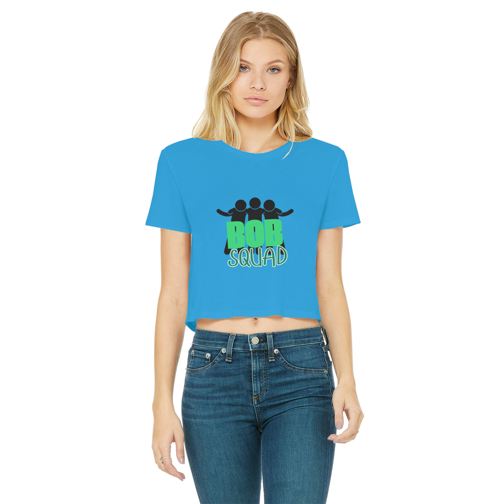 "Bob Squad" - Bobby Flaco -USA Women's Wear Crop Top