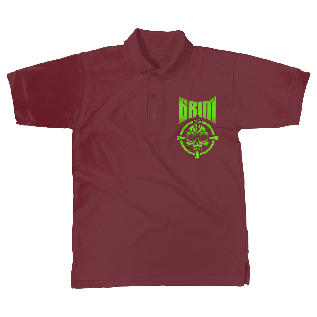 Mr. Grim "Target" Unisex Adult Polo Shirt