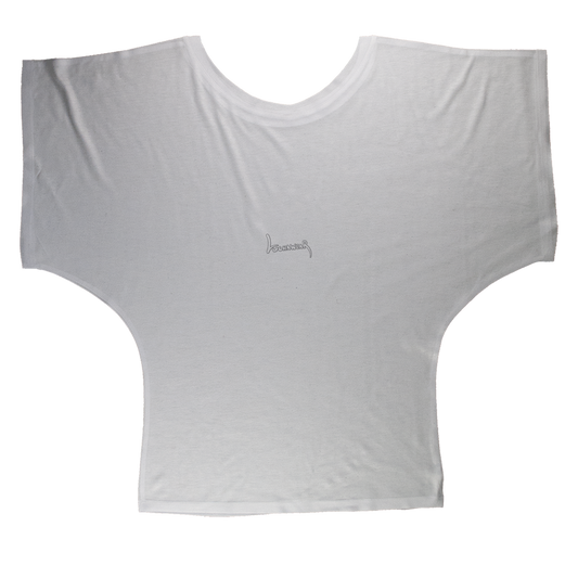 Lucha Times (White) Women's Wear Batwing Top