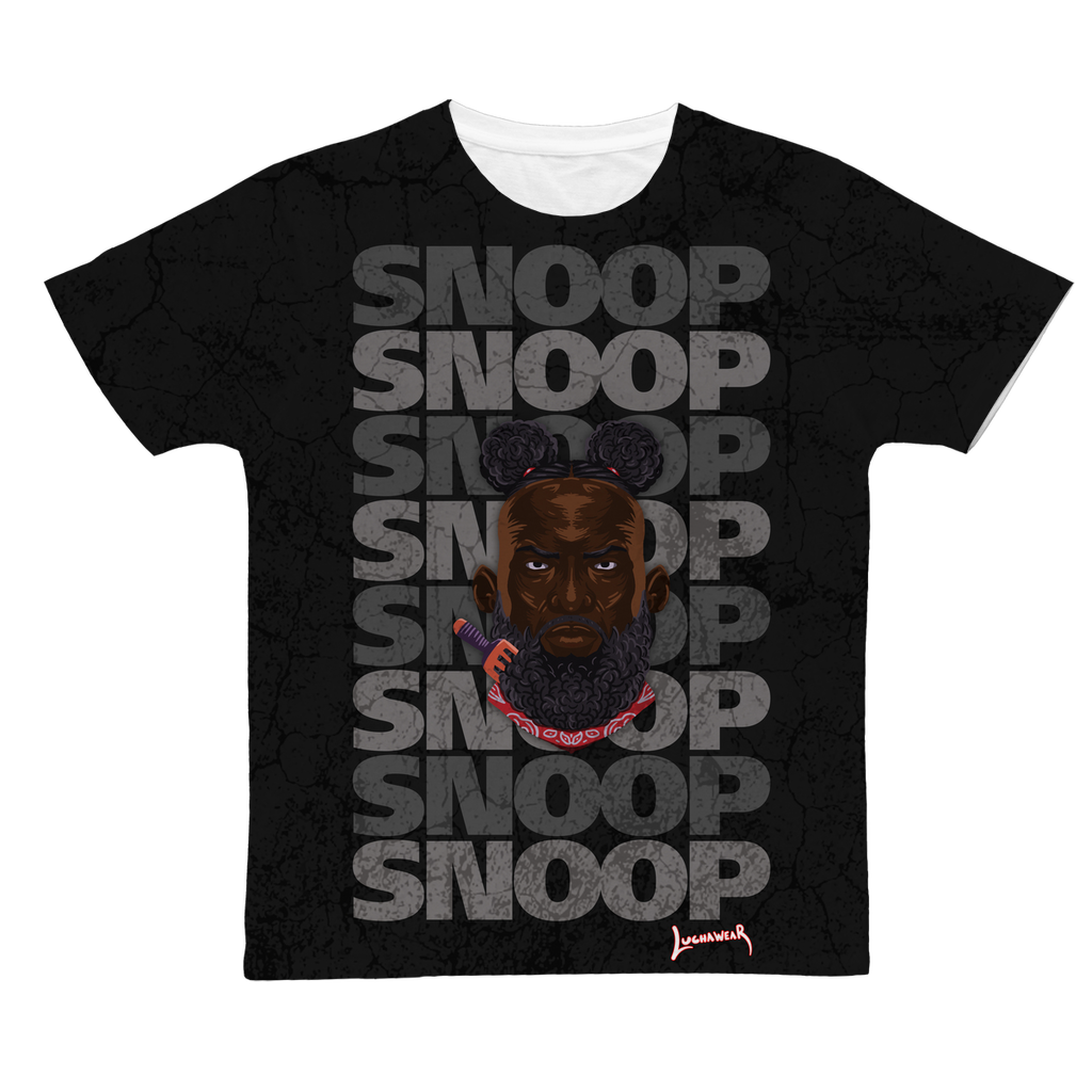 Snoop Strikes (USA) SNOOP Unisex Designer Tee