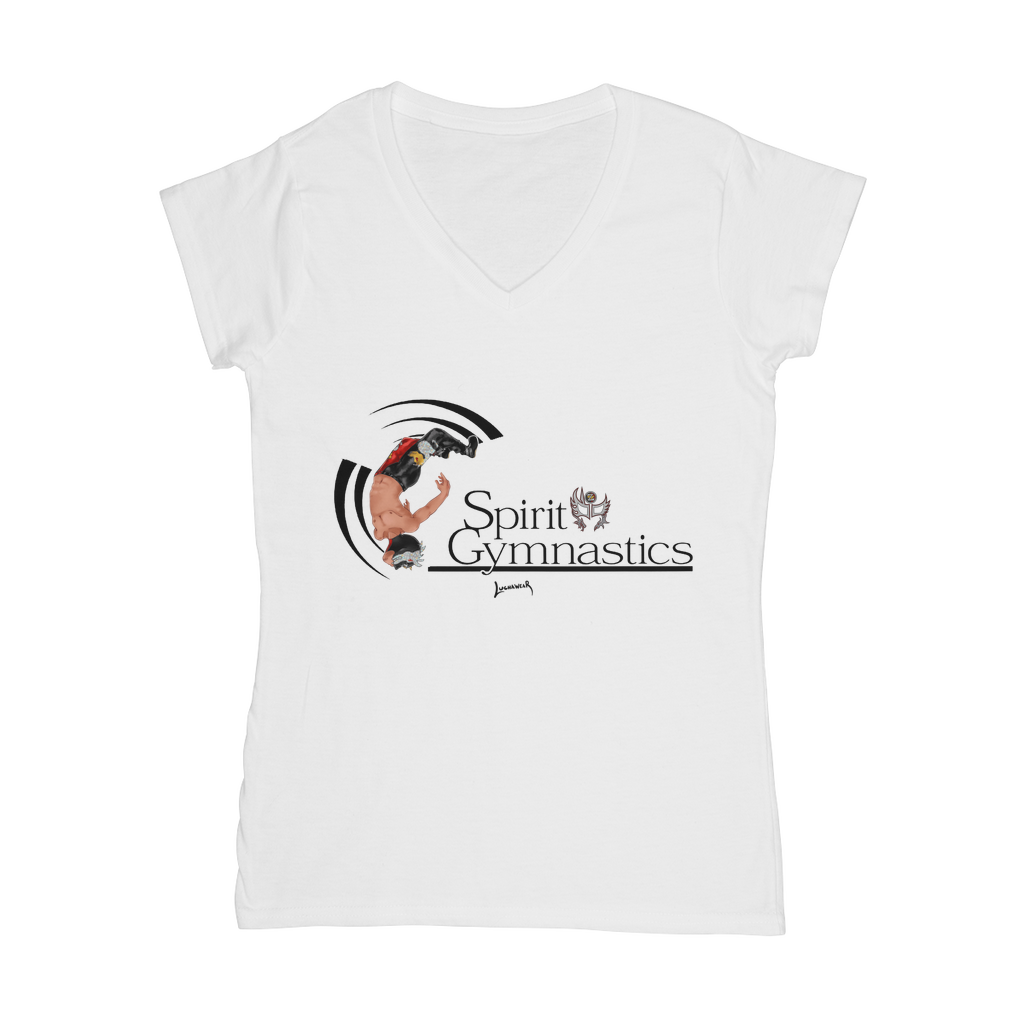 Spirit Gymnastics (USA) "Zenshi" Women's Wear V-Neck T-Shirt