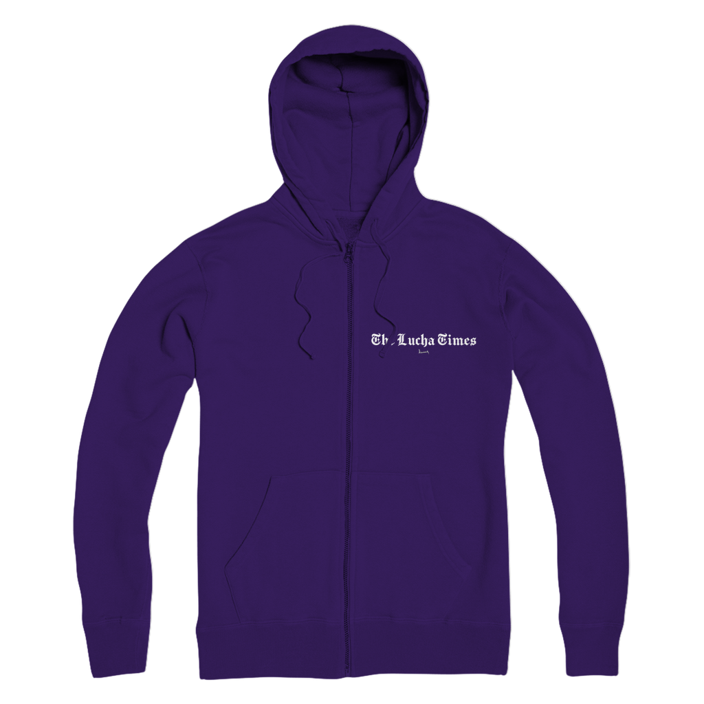 The Lucha Times Adult Zip Hoodie