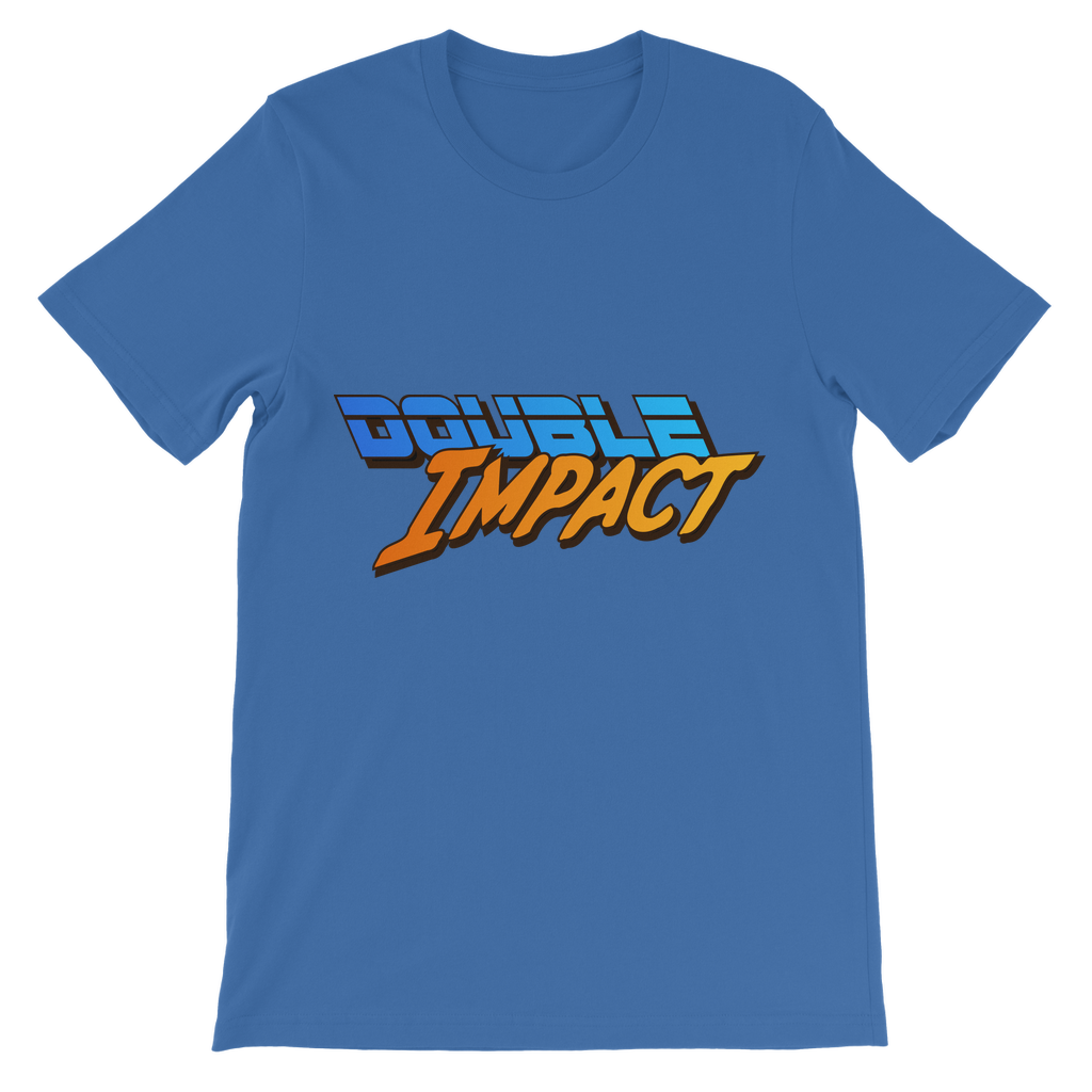 Double Impact (USA) Blue and Orange Youthwear Tee