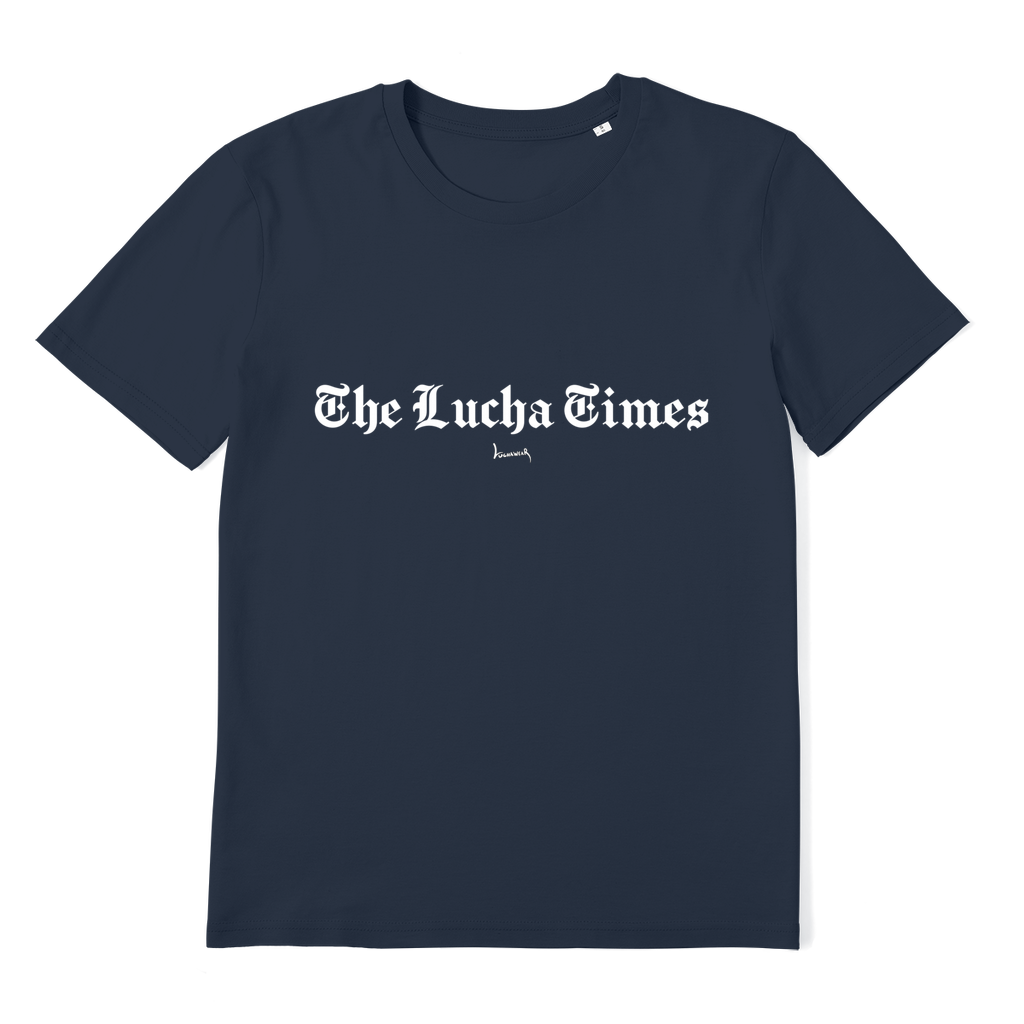 Lucha Times (White) Premium Organic Unisex Tee