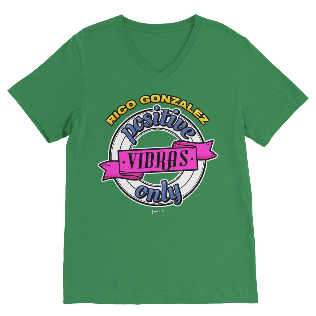 Rico Gonzalez (MEX) "Positive Vibras" V Neck Tee