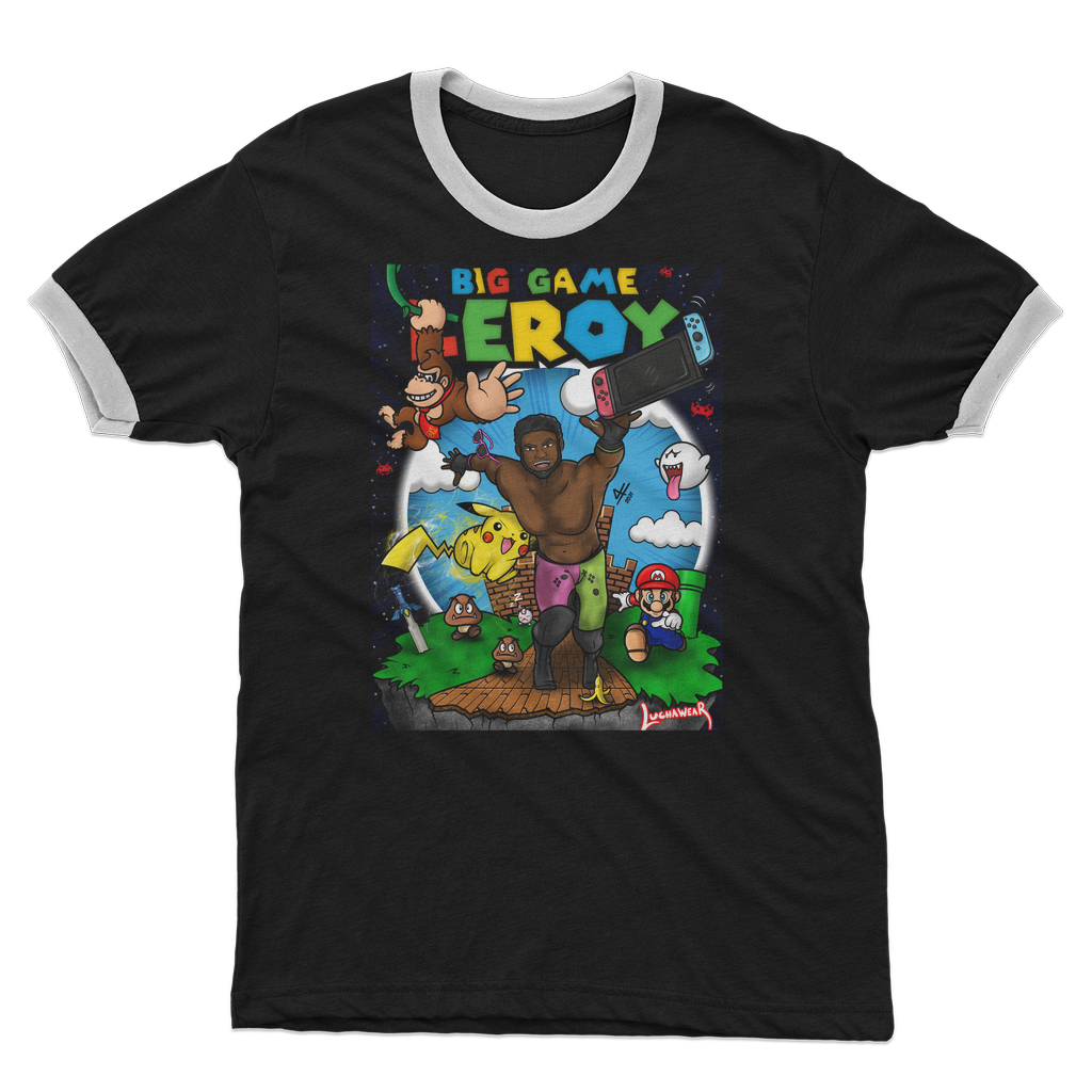 Get your game on! (USA) "Leroy Green" Ringer Tee