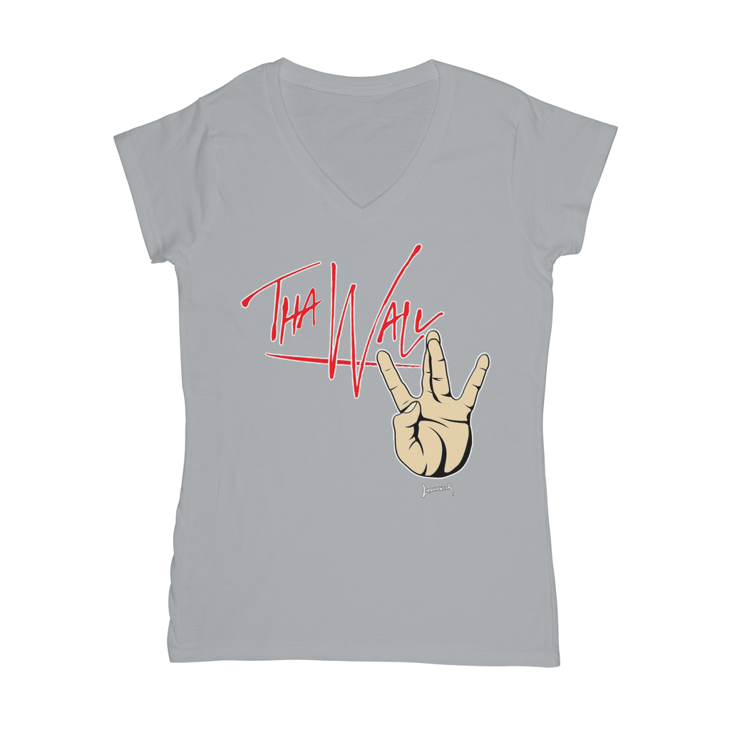 Big W (USA) "The Wall" Women's Wear V-Neck T-Shirt