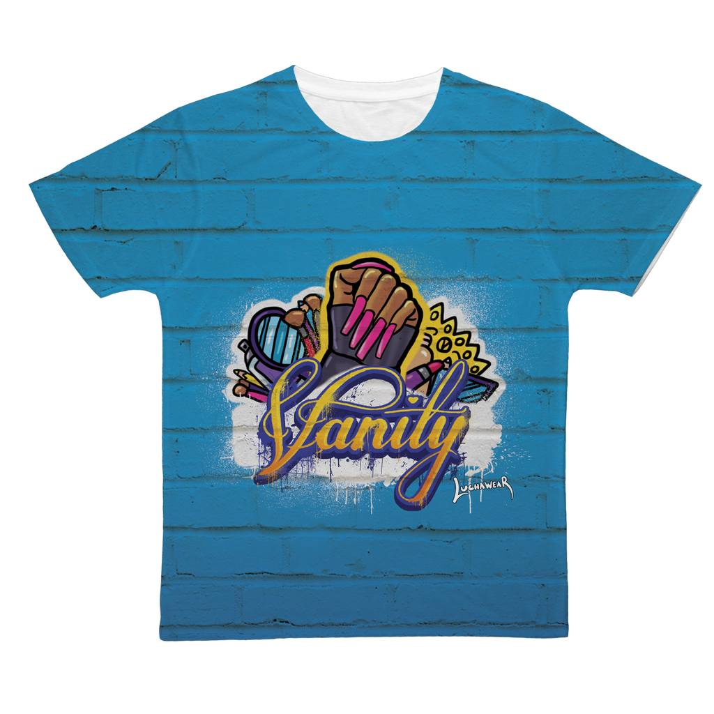 Vanity (USA) "Wall Glam" Unisex Designer Tee