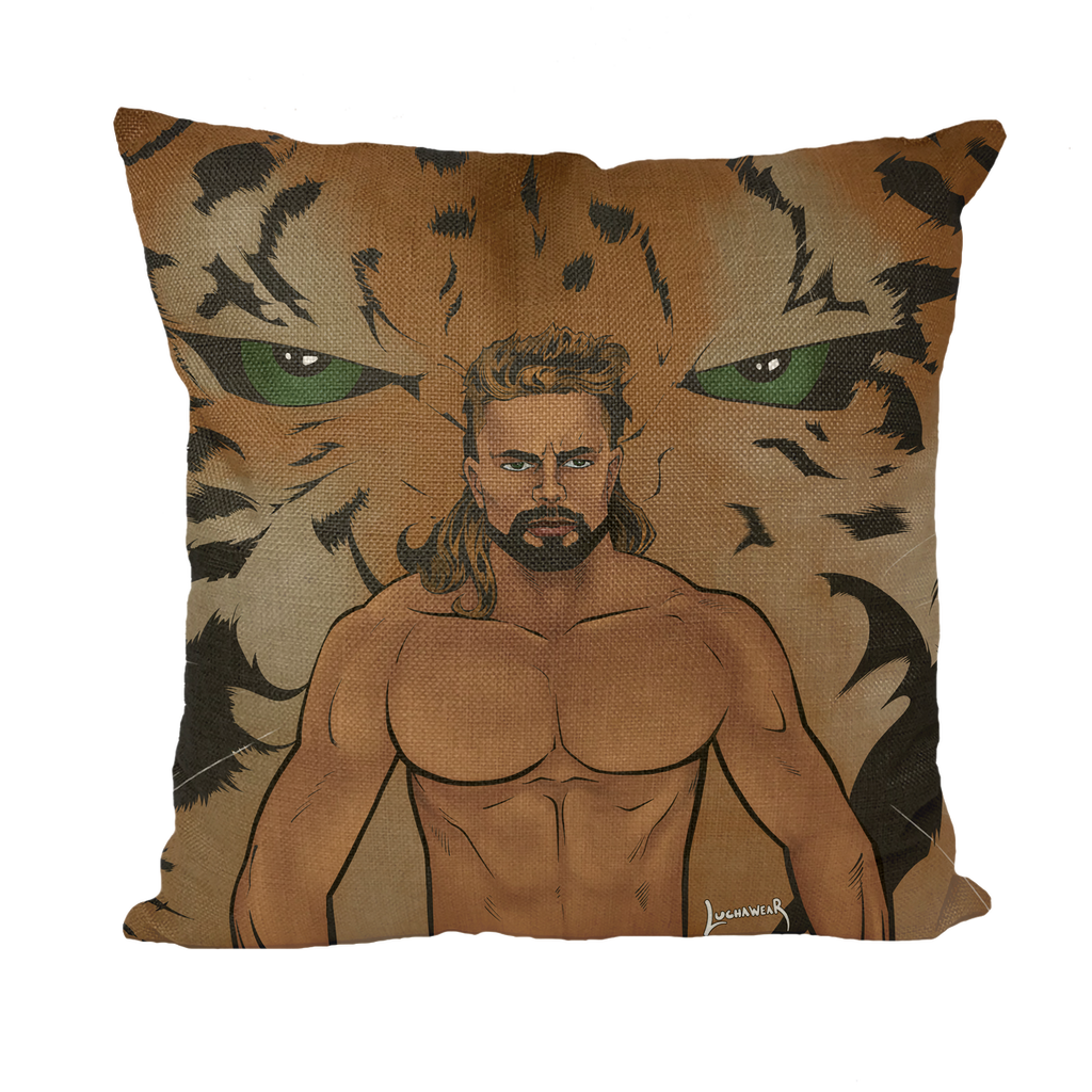 Brian Pillman Jr. (USA) "Tiger Power" Throw Pillow