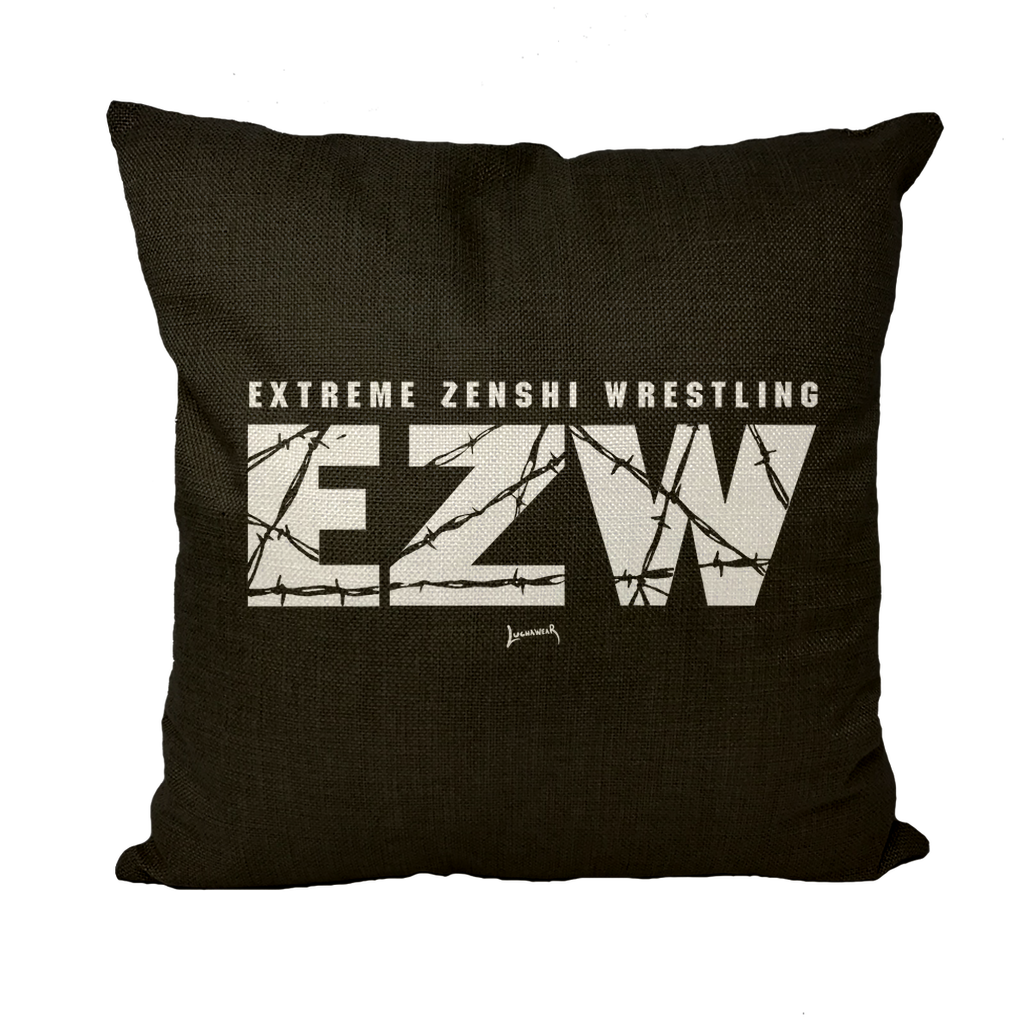 Zenshi (USA) "Extreme Zenshi Wrestling" Throw Pillow