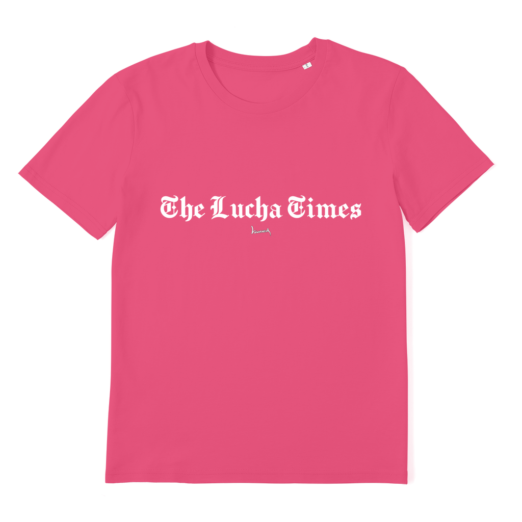 Lucha Times (White) Premium Organic Unisex Tee