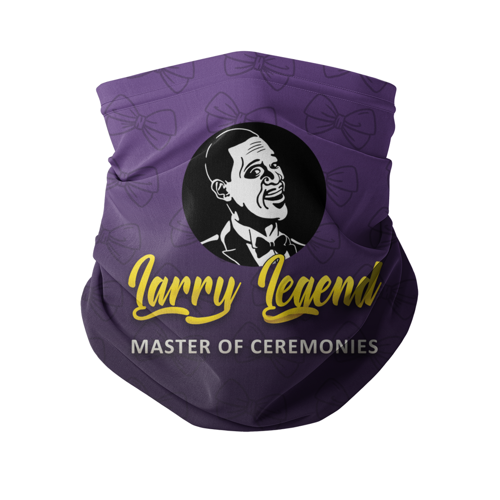 Larry Legend (USA) "Master of Ceremonies" [Purple] Neck Gaiter