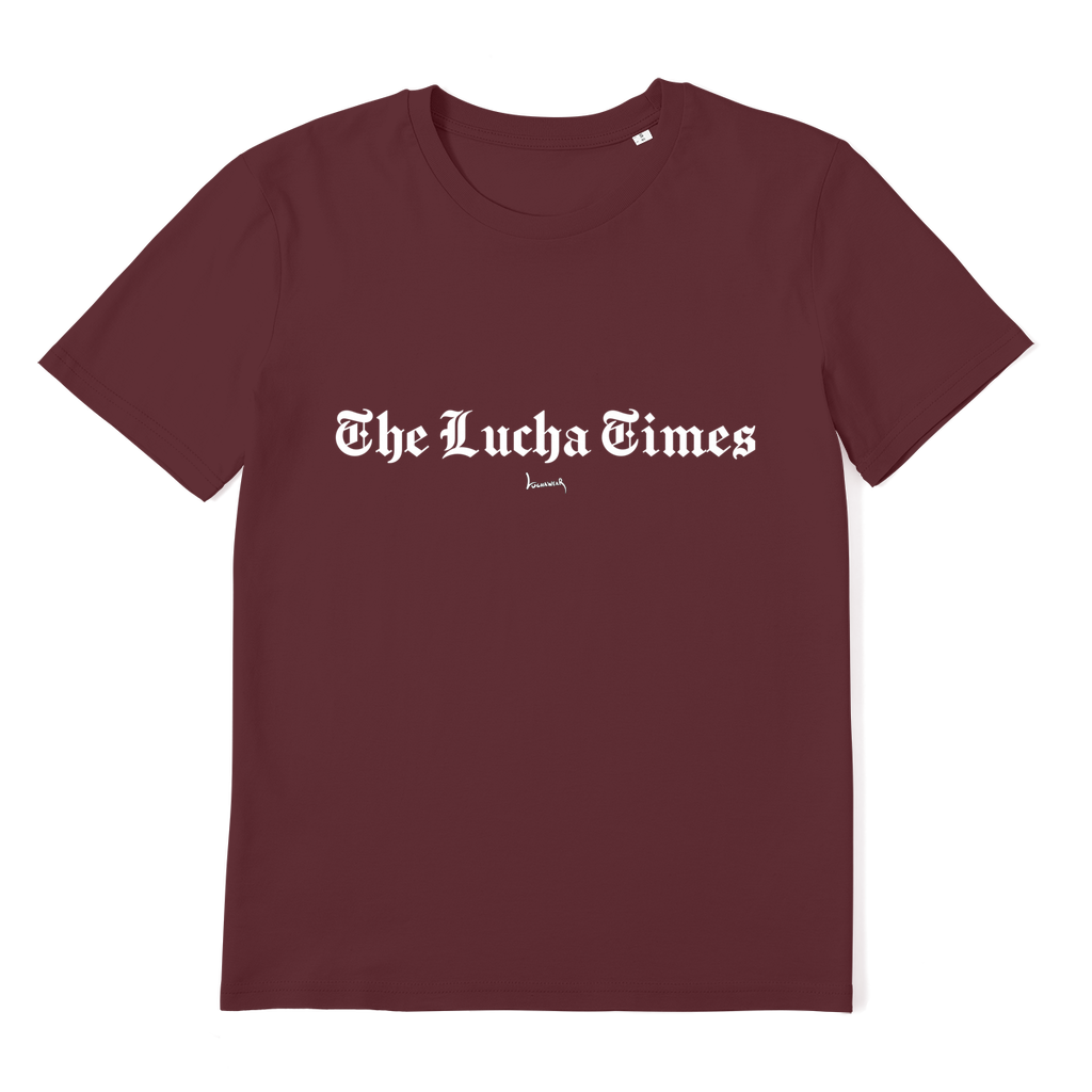 Lucha Times (White) Premium Organic Unisex Tee