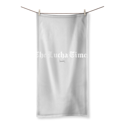 Lucha Times (White) Home and Beach Towel
