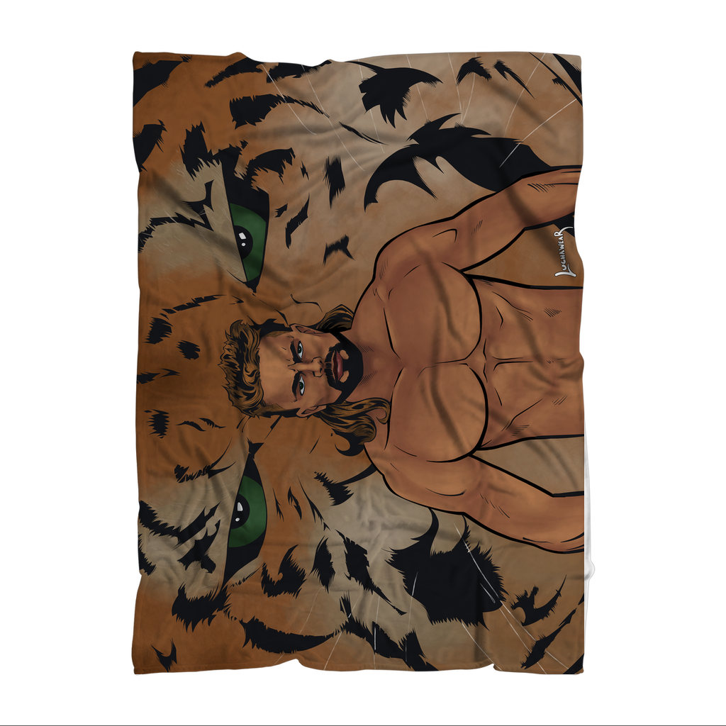 Brian Pillman Jr. (USA) "Tiger Power" Throw Blanket