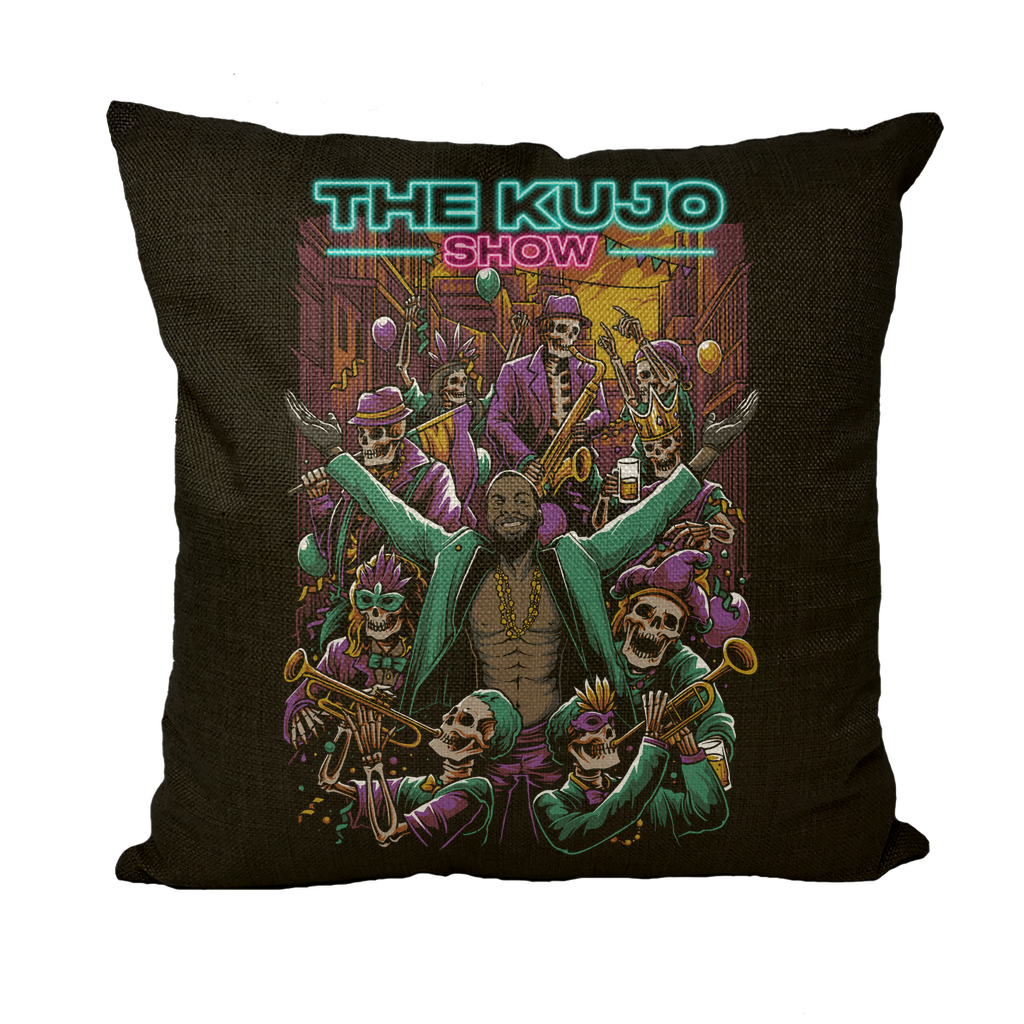 Jack Kujo (USA) "The Kujo Show" Throw Pillow with Insert