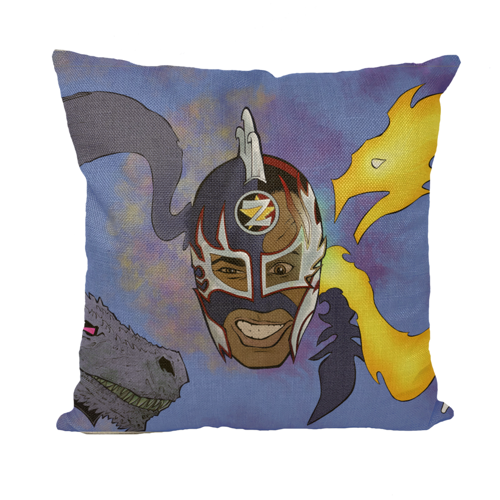 ZENSHI (USA/CHL) "Historia" Throw Pillow