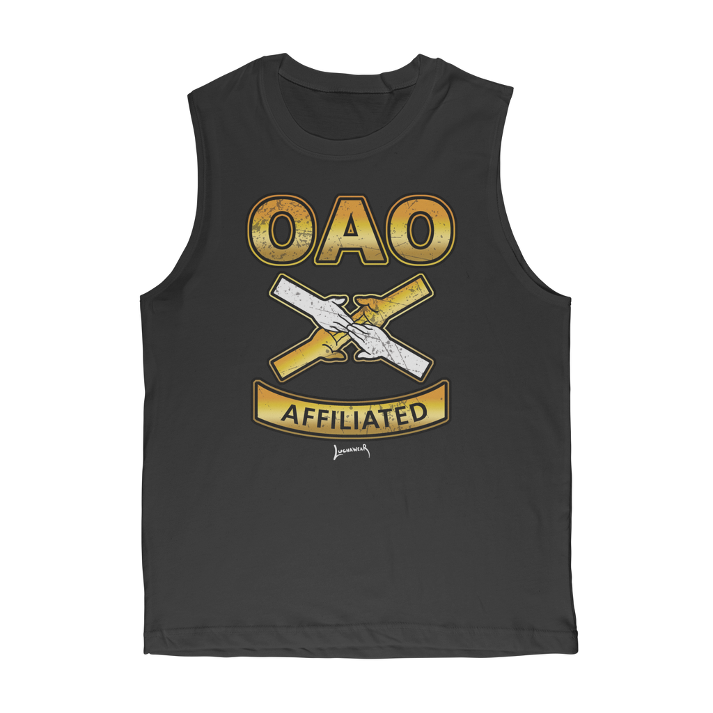 Over All Obstacles (USA) "Coat of Arms" Muscle Tank Top