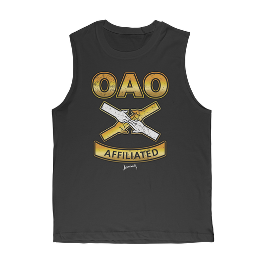 Over All Obstacles (USA) "Coat of Arms" Muscle Tank Top