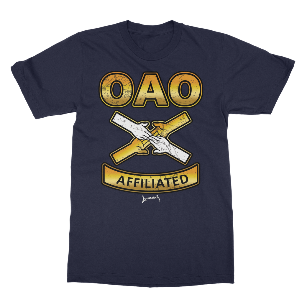 Over All Obstacles (USA) "Coat of Arms" Unisex Heavy Cotton Tee