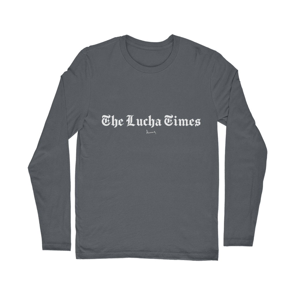 Lucha Times (White) Unisex Long Sleeve Tee