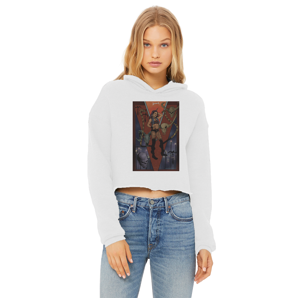 Vita Vonstarr (USA) "Killerr" Women's Wear Crop Top Hoodie