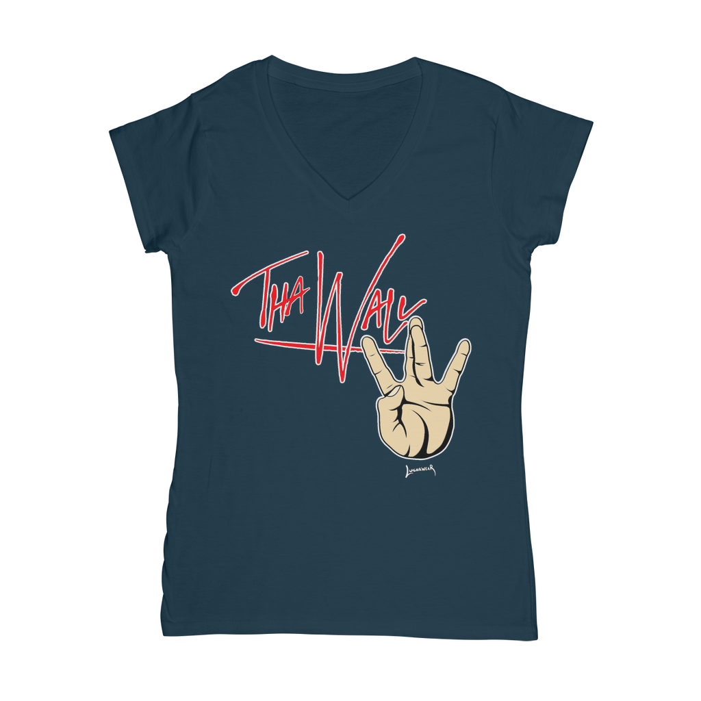 Big W (USA) "The Wall" Women's Wear V-Neck T-Shirt