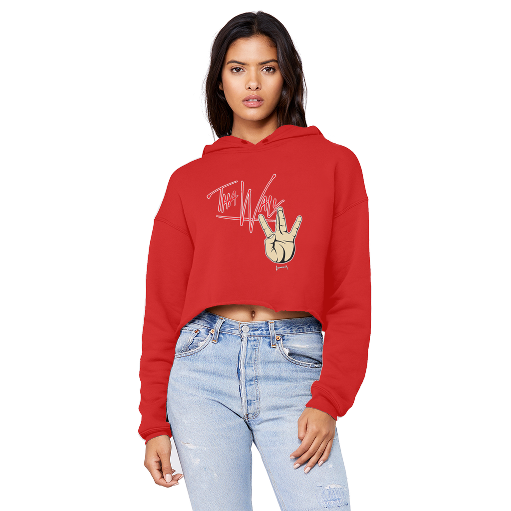 Big W (USA) "The Wall" Unisex Crop Top Boyfriend Hoodie