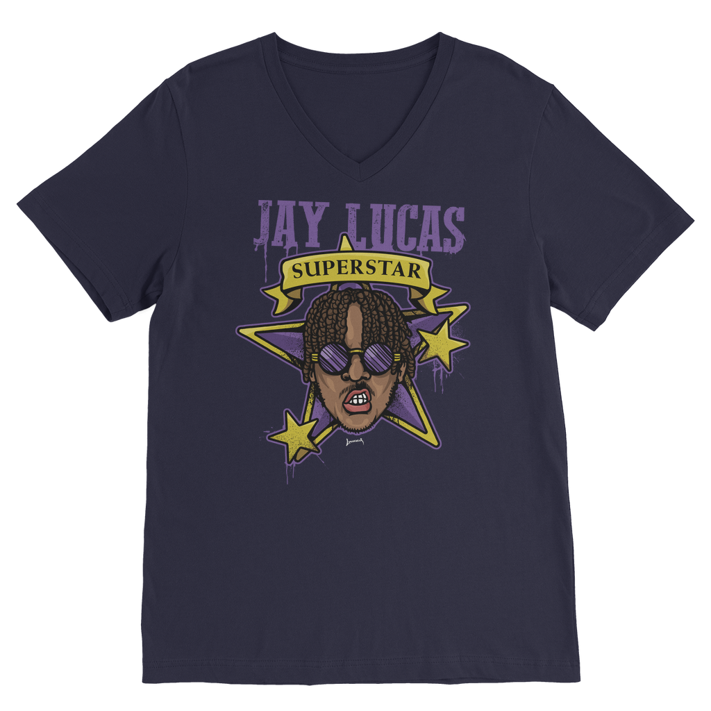 Jay Lucas (USA) "Superstar" V Neck Tee