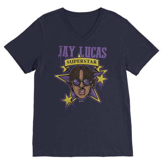 Jay Lucas (USA) "Superstar" V Neck Tee