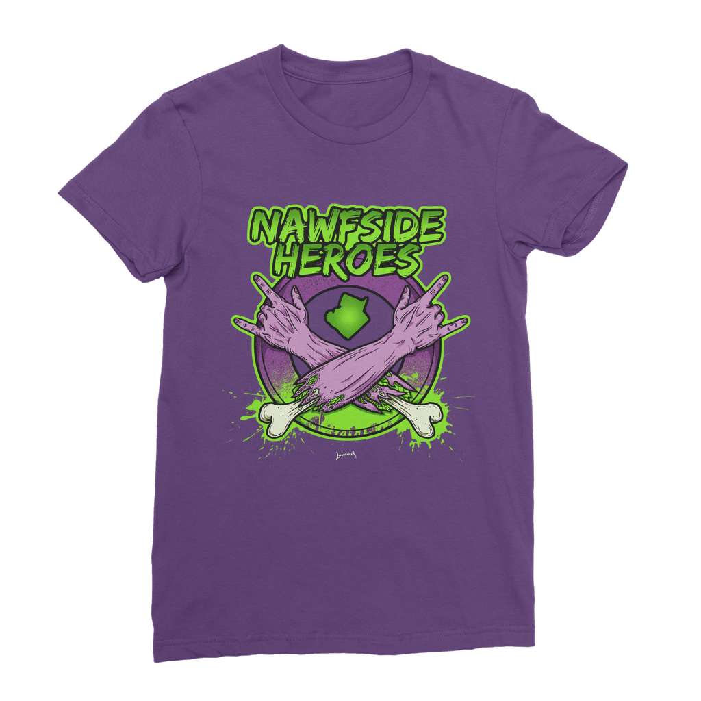 Nawfside Heroes (USA) "Coat of Arms" Women's Wear T-Shirt