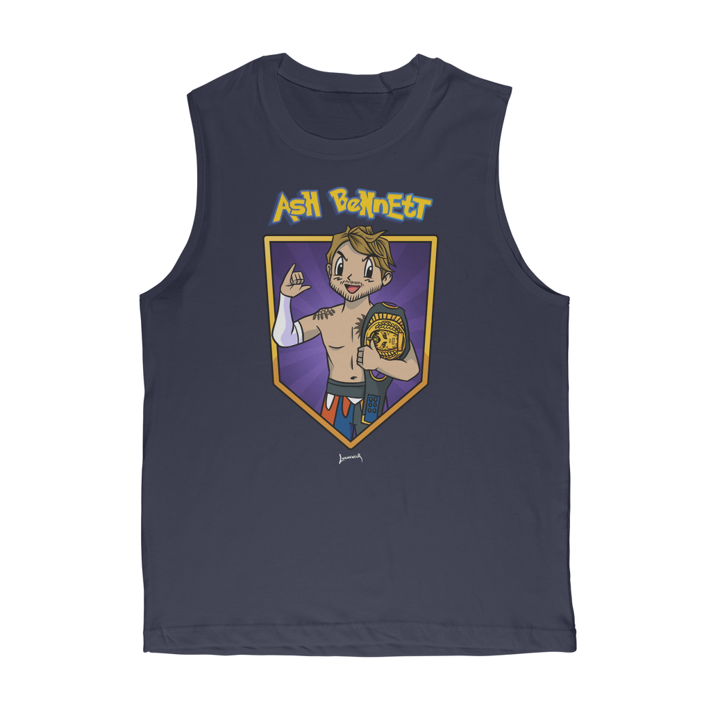 Ash Bennett (USA) "Champ" Muscle Tank Top