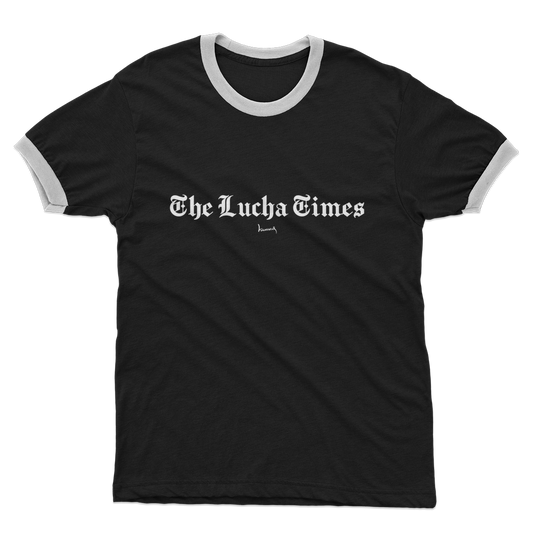 Lucha Times (White) Ringer Tee