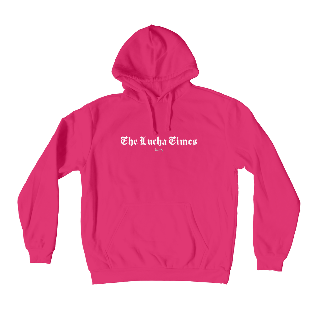 Lucha Times (White) Premium Hoodie