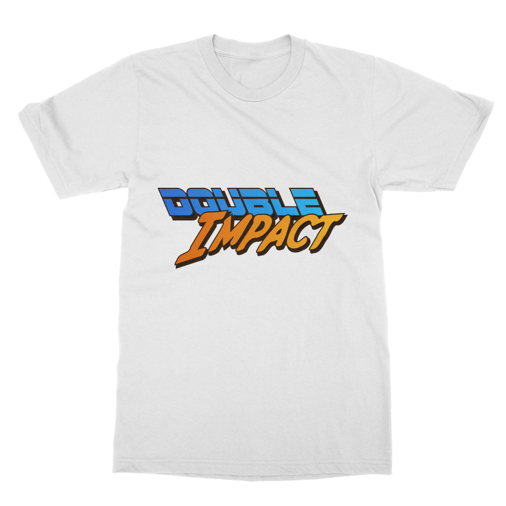 Double Impact (USA) Blue and Orange Unisex Classic Tee