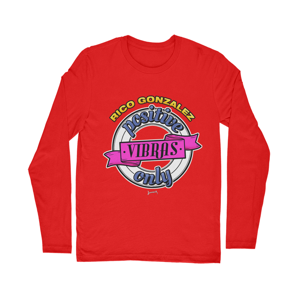 Rico Gonzalez (MEX) "Positive Vibras" Unisex Long Sleeve Tee