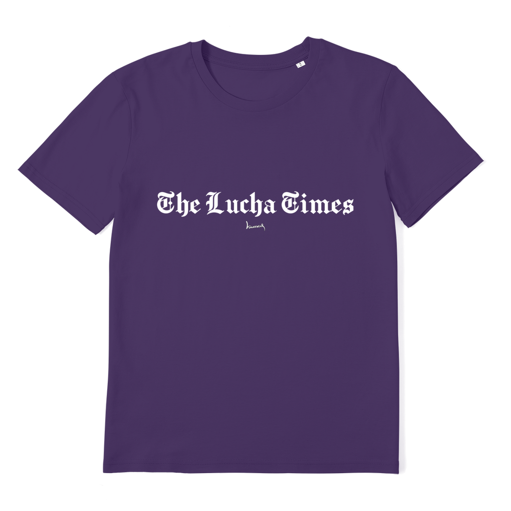 Lucha Times (White) Premium Organic Unisex Tee