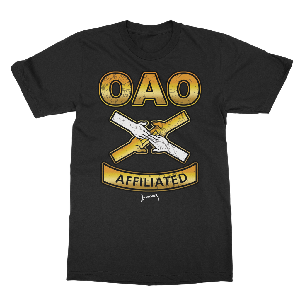 Over All Obstacles (USA) "Coat of Arms" Unisex Heavy Cotton Tee