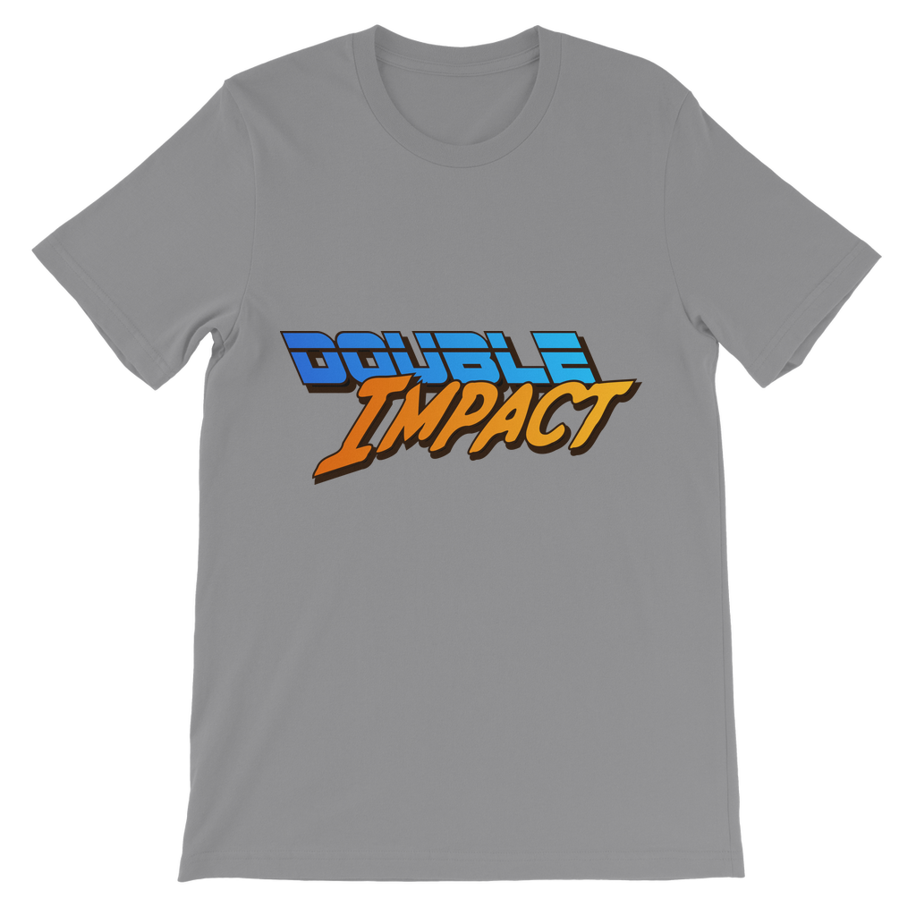 Double Impact (USA) Blue and Orange Youthwear Tee