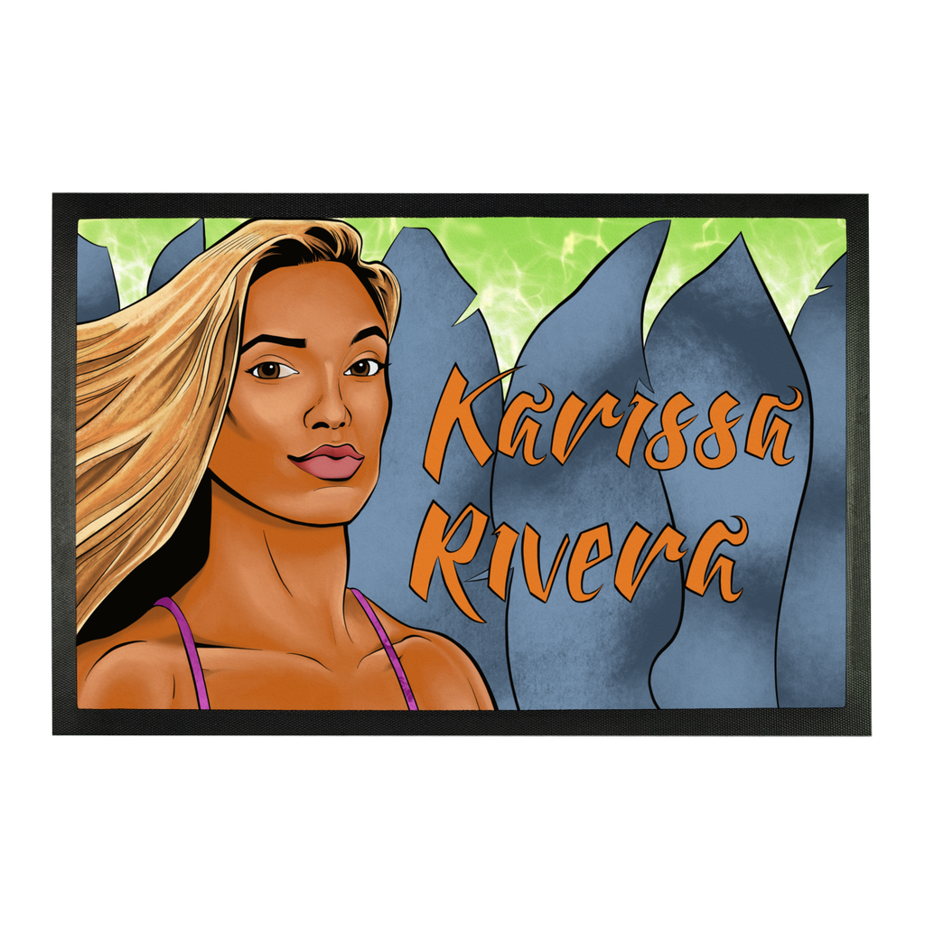 Karissa Rivera (USA) "Portrait" Doormat