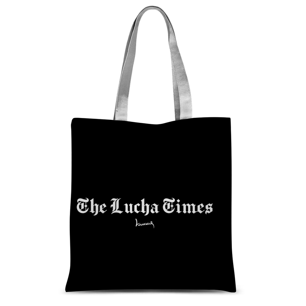 Lucha Times (White) Tote Bag