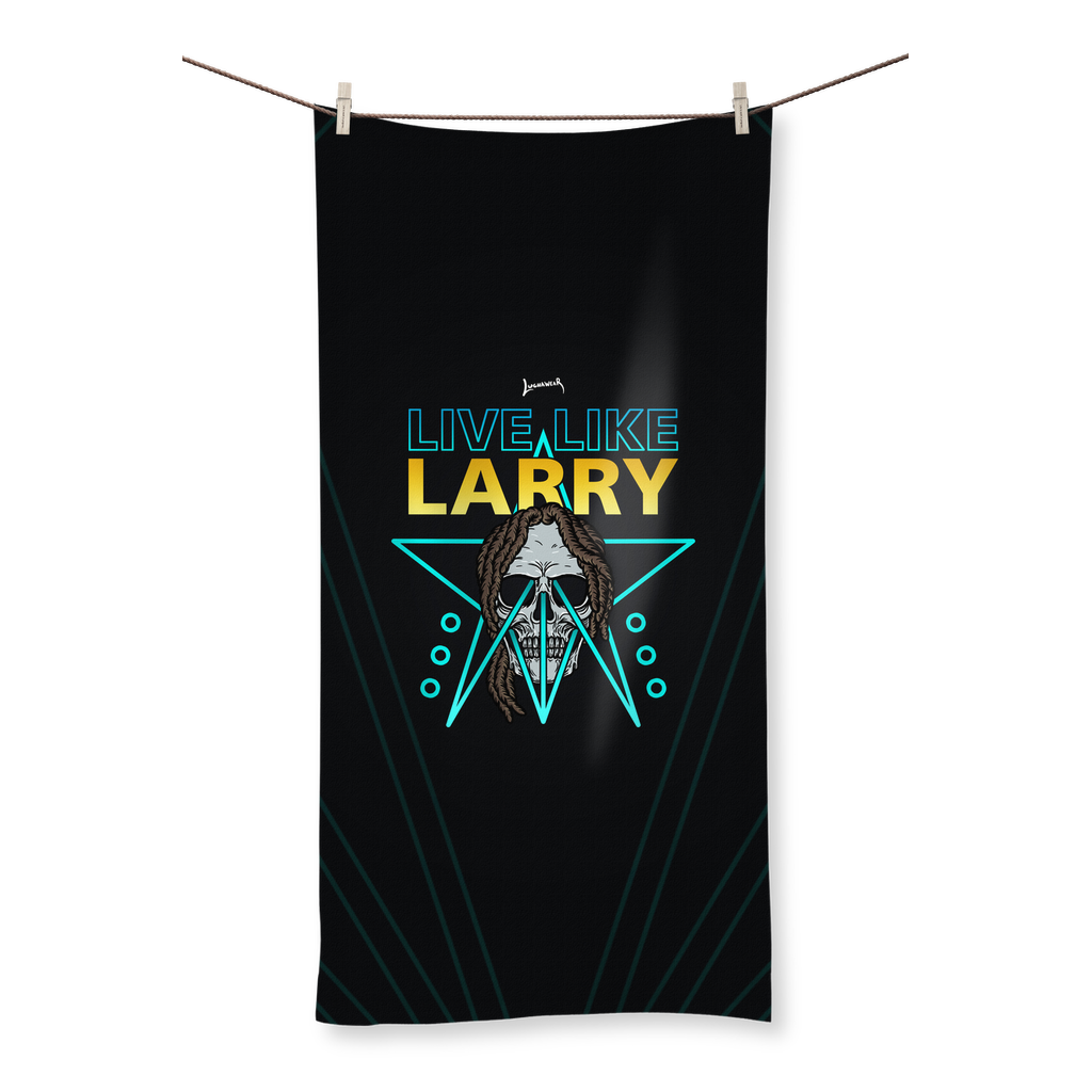 Larry Lazard (USA) "Live Like Larry" Home and Beach Towel