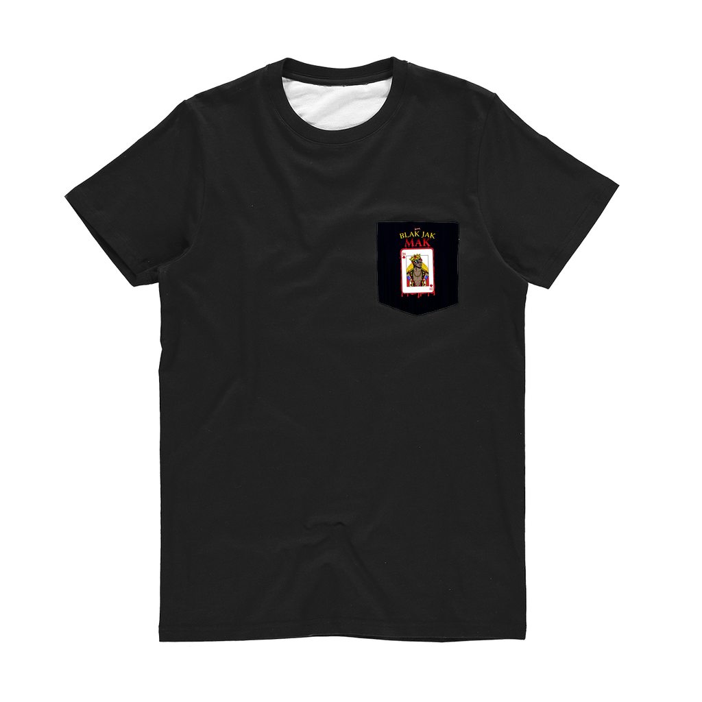 Blak Jak Mak (USA) "King" Unisex Pocket Tee