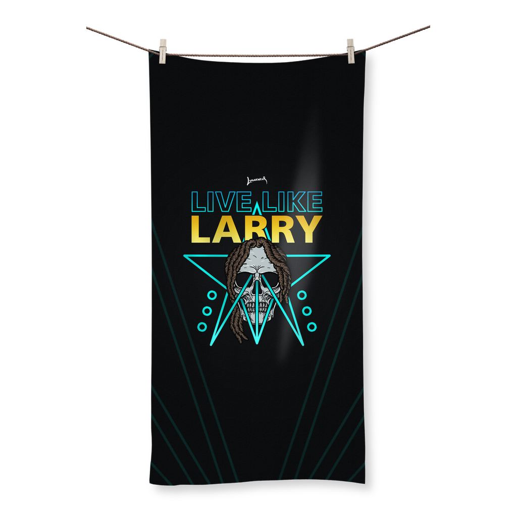 Larry Lazard (USA) "Live Like Larry" Home and Beach Towel