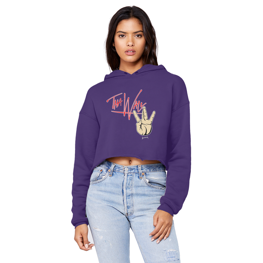 Big W (USA) "The Wall" Unisex Crop Top Boyfriend Hoodie