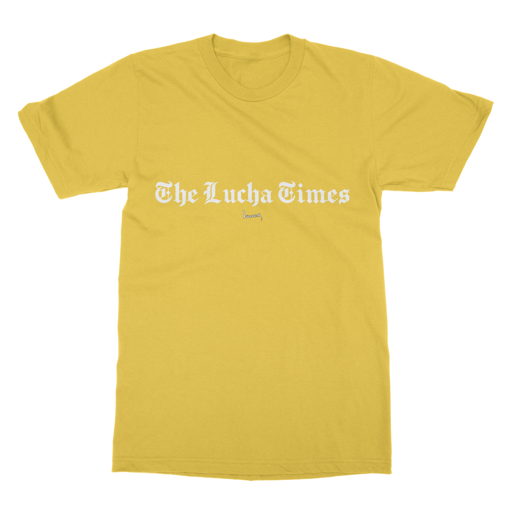 Lucha Times (White) Unisex Heavy Cotton Tee