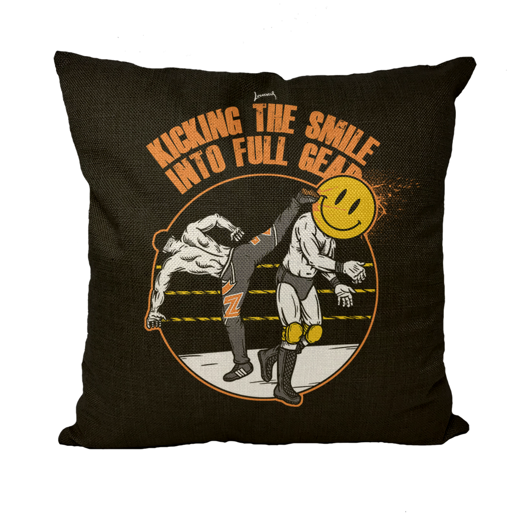 Zamir Zuriel (USA) "Full Gear" Throw Pillow