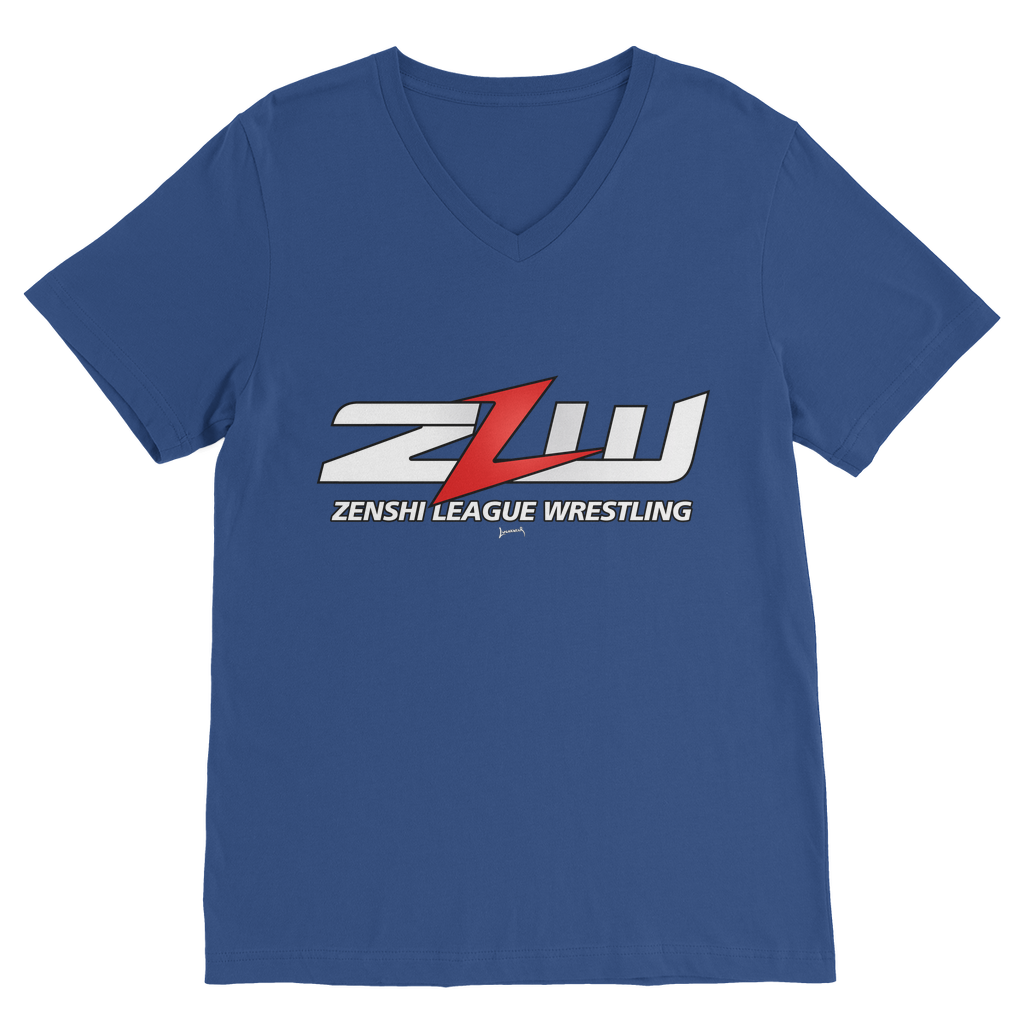 Zenshi League Wrestling (USA) V Neck Tee