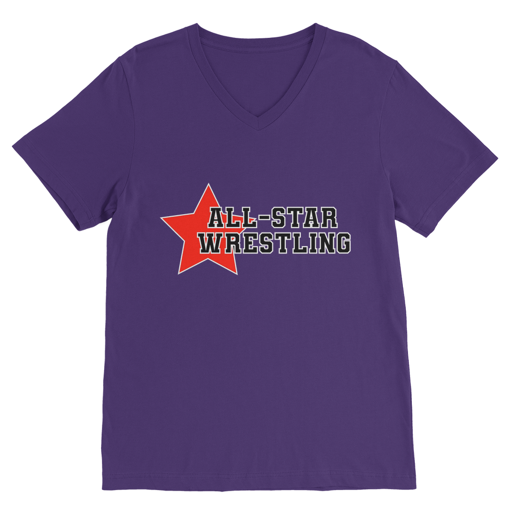 All Star (USA) "All Star Wrestling" V Neck Tee