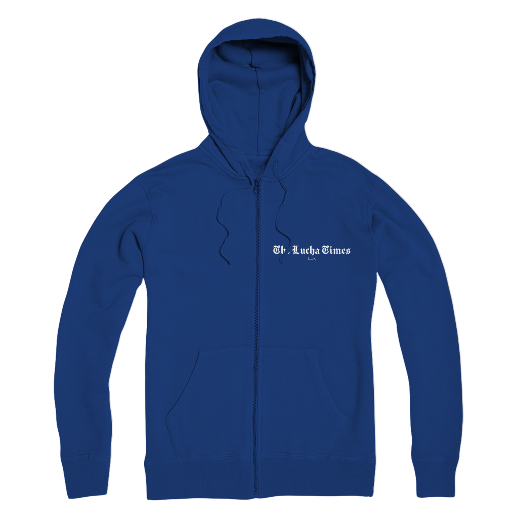 The Lucha Times Adult Zip Hoodie